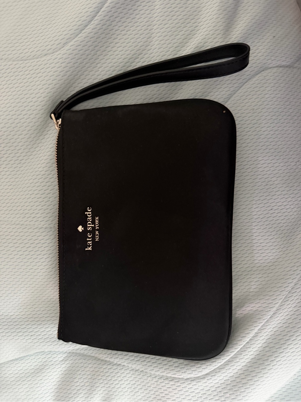 kate spade Black Wristlet Pouch
